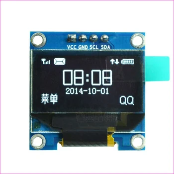 

128*64 0.96 inch White OLED SSD1306 Drive Screen Raspberry Pi Shield Display Module IC SPI I2C Interface 51 AVR 430 ARM STM32