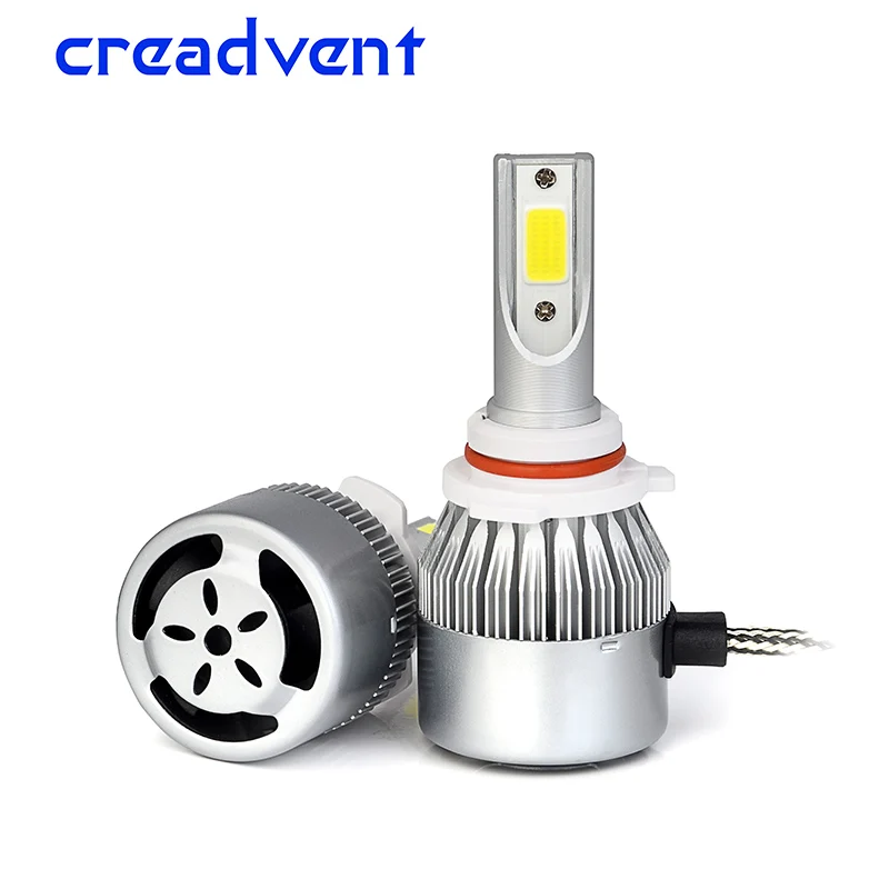 Супер яркая Автомобильная фара led H7 H4 H8/H11 HB3/9005 HB4/9006 H1 72W 8000lm авто лампа налобный