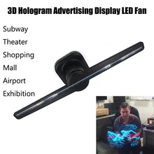 3D Голограмма рекламный дисплей светодиодный вентилятор голографическое изображение 3D голый глаз светодиодный вентилятор Мода крутая P5