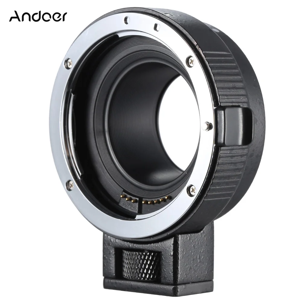 

Andoer EF-EOSM Lens Mount Adapter Ring for Canon EF/EF-S Series Lens to EOS M EF-M M2 M3 M10 Camera Body Support Image Stability