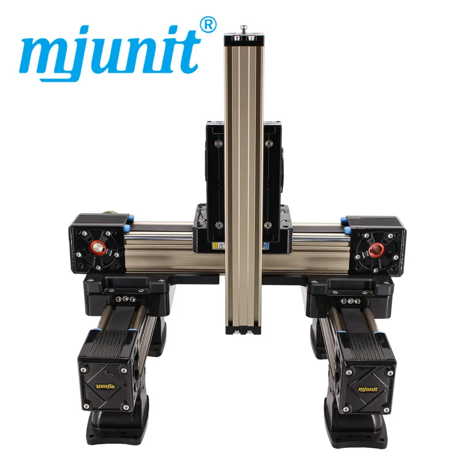 Mjunit MJ60 + MJ45 xyz линейный привод ленточный приводной блок рельс длиной хода 300x500x400