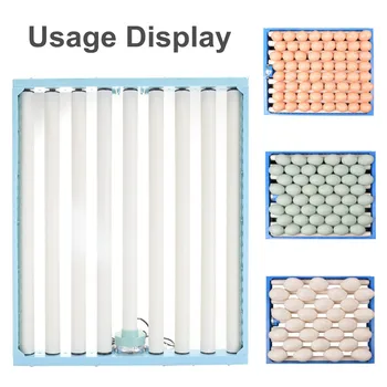 

360 Degree Chicken Eggs Turner Automatic Incubator Duck Quail Bird Poultry Eggs Tray Farm Incubation Tools Supplies Blue 220V