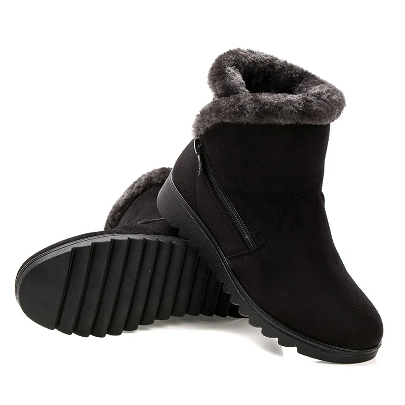 

Bigsweety Woman snow boots winter shoes women's ankle boots fashion casual flat warm plush shoes female ladies botas mujer