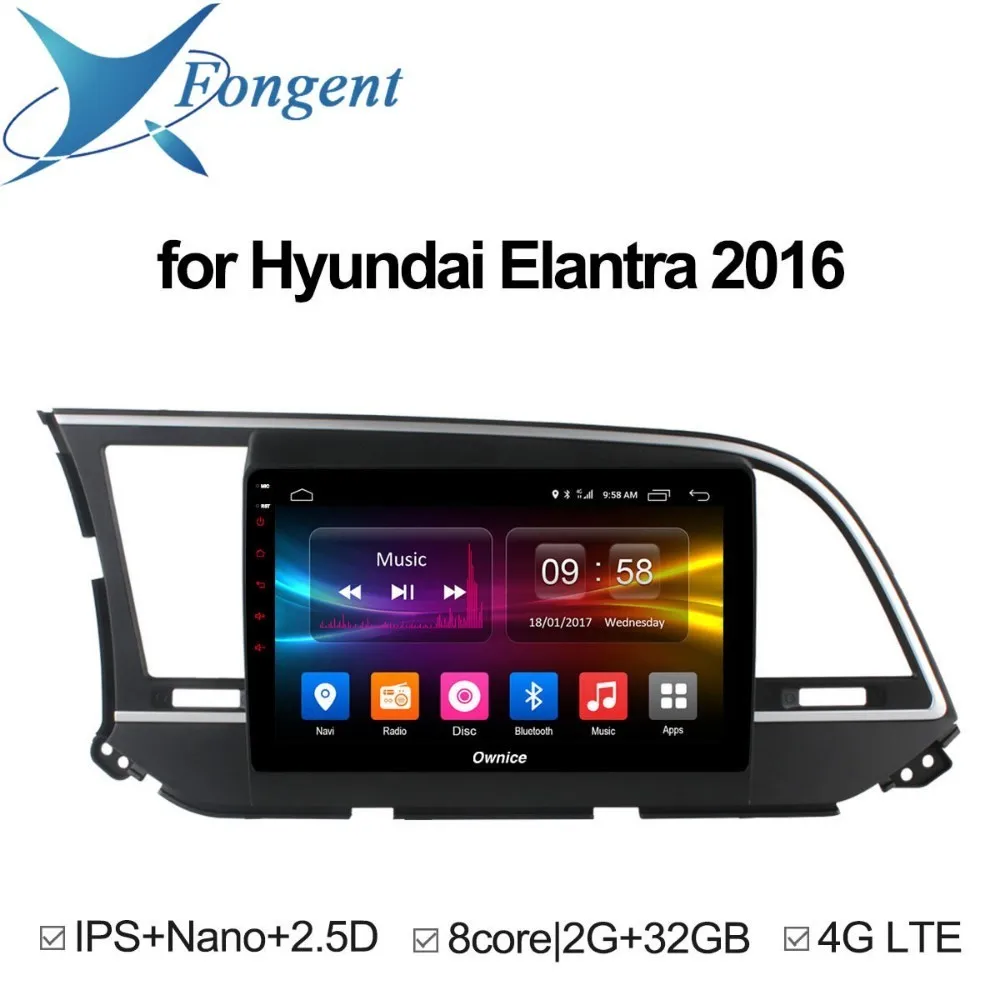 

for Hyundai Elantra 2016 Car Intelligent System Multimedia Player GPS Navigator Android Unit Vehicle Radio Audio Stereo DVD DAB+