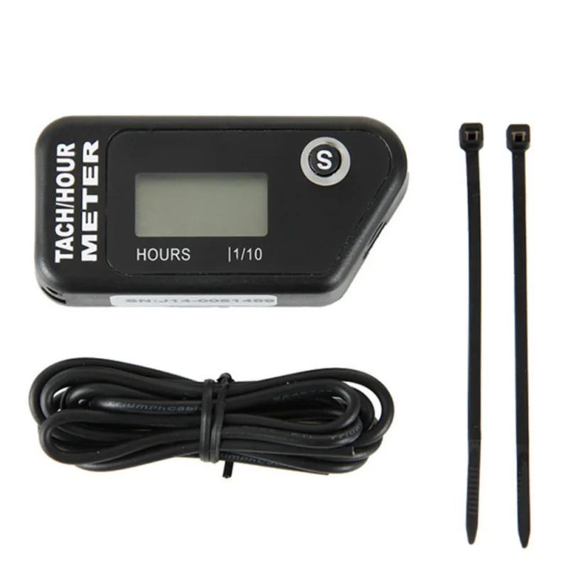 

HM016R Vibration Activated Wireless Digital Hour Meter Hour Meter for Air Compressor Generator Jet ski Lawn Mower Motocycle