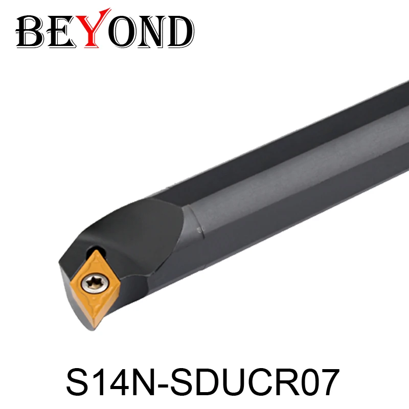 BEYOND SDUCR SDUCL S14N-SDUCR07 S14N-SDUCL07 14mm Internal Turning Tool Holder CNC Carbide Inserts DCMT070204 Lathe Cutter Tools |