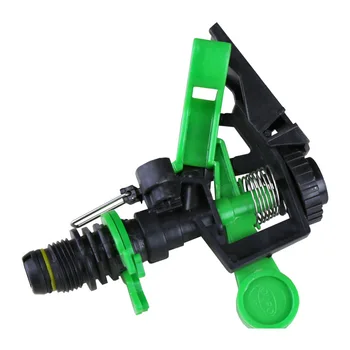 

Unique Bargains Lawn Rocker Arm Nozzle Impact Sprinkler G1/2'' Green Black Style 360 Automatic For Agriculture Lawn Irrigation