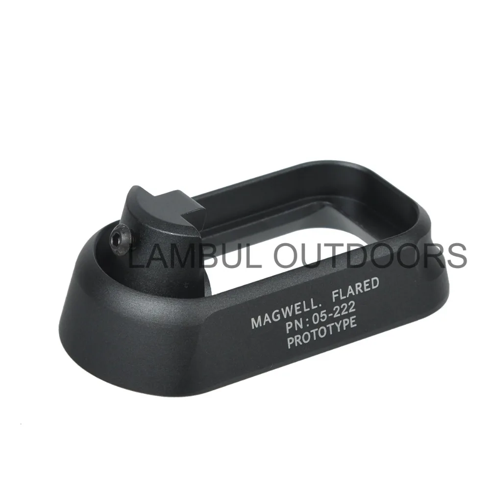 Magwell para Pistola Arma de Caça Tático Defesa Queimado Airsoft Marui Nós Kwa Gen3 Glock 17 18c 24 31 34 35 Montagem Acessórios Aig 4 Acessórios e suporte de extensão