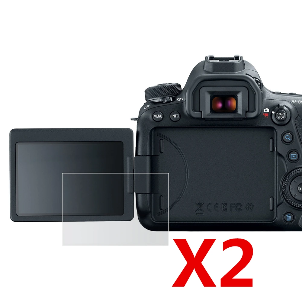 2x PELLICOLA PROTEZIONE DISPLAY CANON EOS M NEW