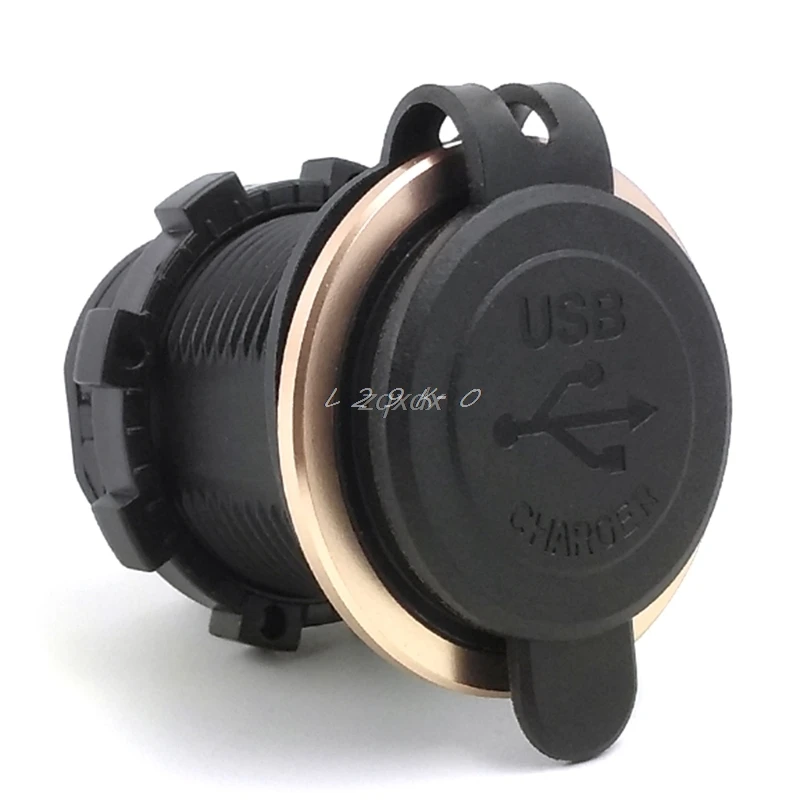 OOTDTY DC 12V 24V 4.2A Мотоцикл лодка автомобиль двойной USB зарядное устройство для
