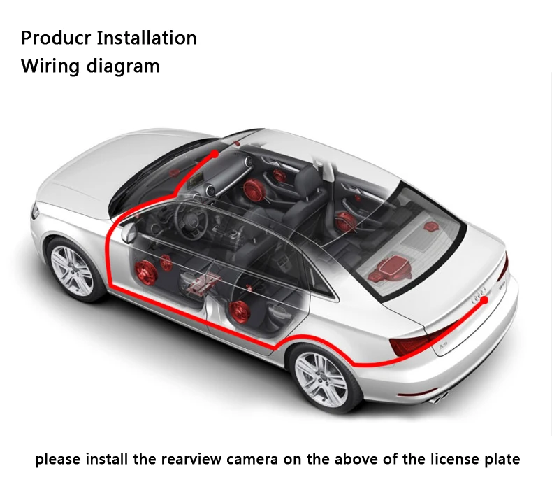 panoramic monitoring system car dvr rearview mirror camera dashcam recorder17