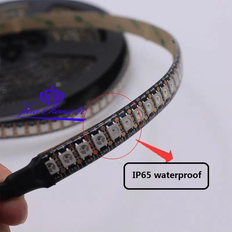 5 м 720 светодиодный WS2812B в 5050 RGB полноцветный адресуемый andT1000S контроллер и В 60A