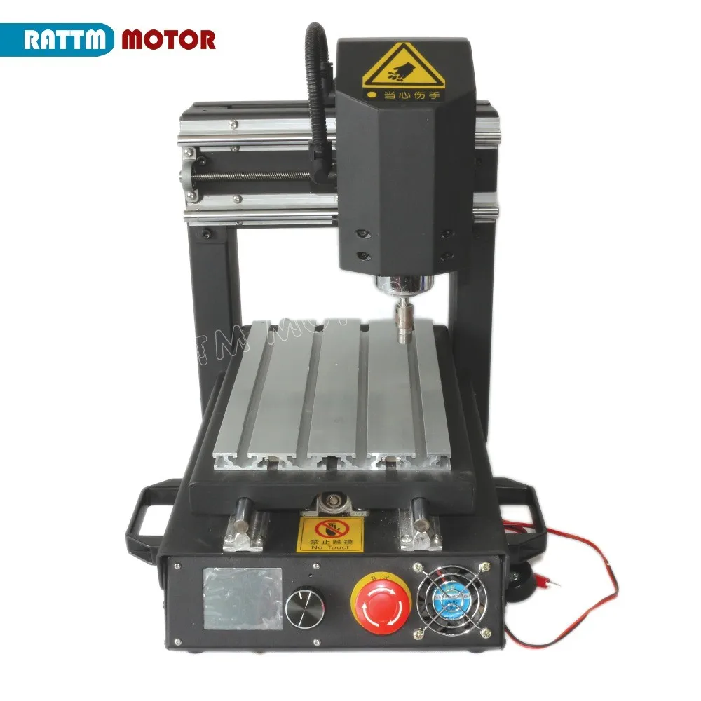 DE free VAT Desktop 3 Axis 2030 CNC Router Engraving Milling Machine with Emergency stop High-strength steel + 400W Spindle