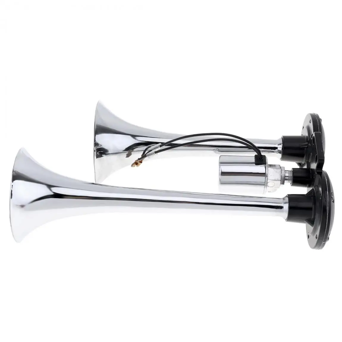 12V/24V 110-135dB Dual Tone Trumpet Auto Car Air Horn Set For Boat Train Vehicle car siren horn car air horn air horn