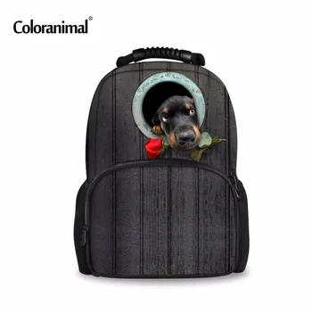 

Coloranimal School Backpack for Teenager Boys Girls Cute Animal Dog Female Male Backpack Fashion Women Men Felt Bagpack Knapsack
