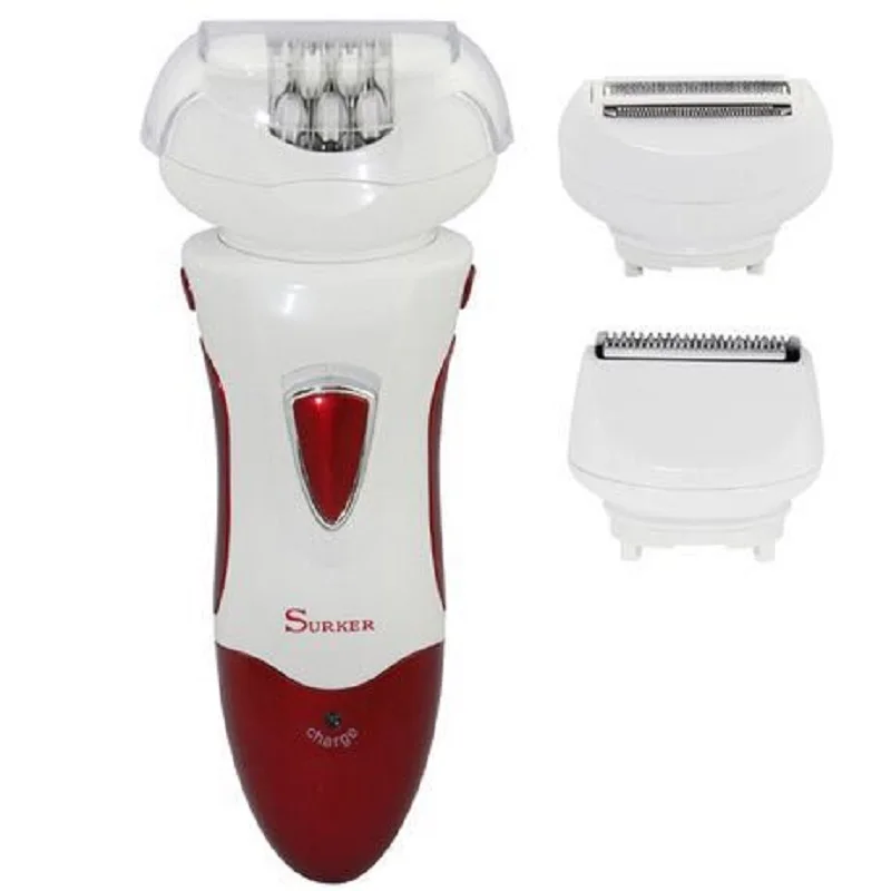 3 in 1 Rechargeable Women Shaver Female Shaving Machine Lady Trimmer