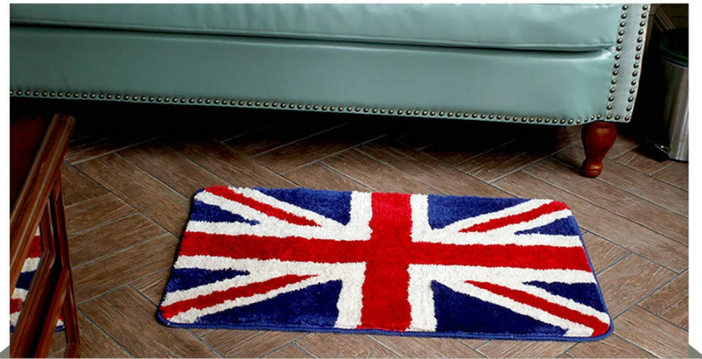 British England UK Flag Non-slip Water-absorbing Rug Mats flag Carpet 