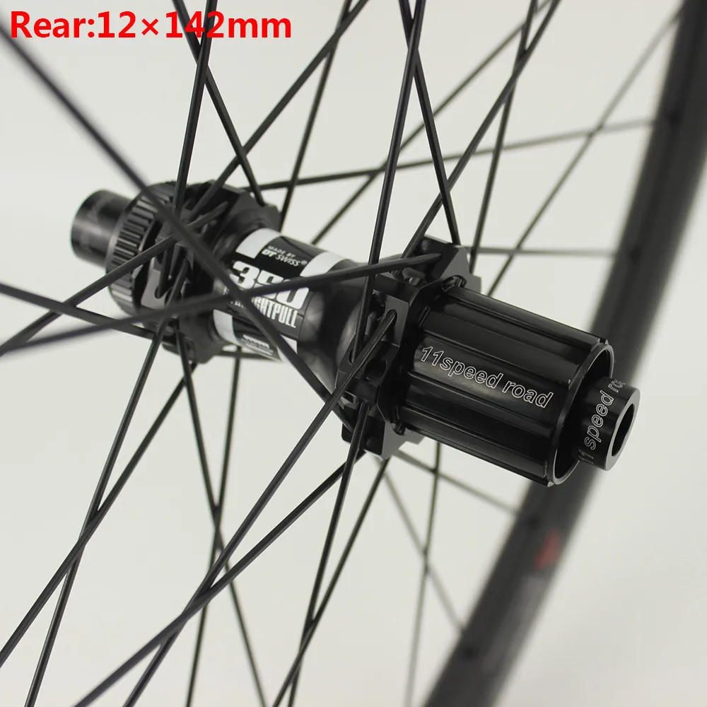Clearance DT 350 Swiss Cyclocross Carbon Wheel 30mm 38mm 47mm Clincher Tubular Tubeless Rims Disc Brake Hubs 700c Gravel Bike Wheelset 4