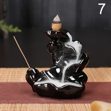 Прекрасный творческий Маленький Будда ладан держатель обратного потока благовония курильница домашний офис Чайный дом Декор FP8 FE14