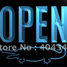 LK858-открытый крокодил дисплей бар светодиодный неоновый свет вывеска домашний декор ремесла