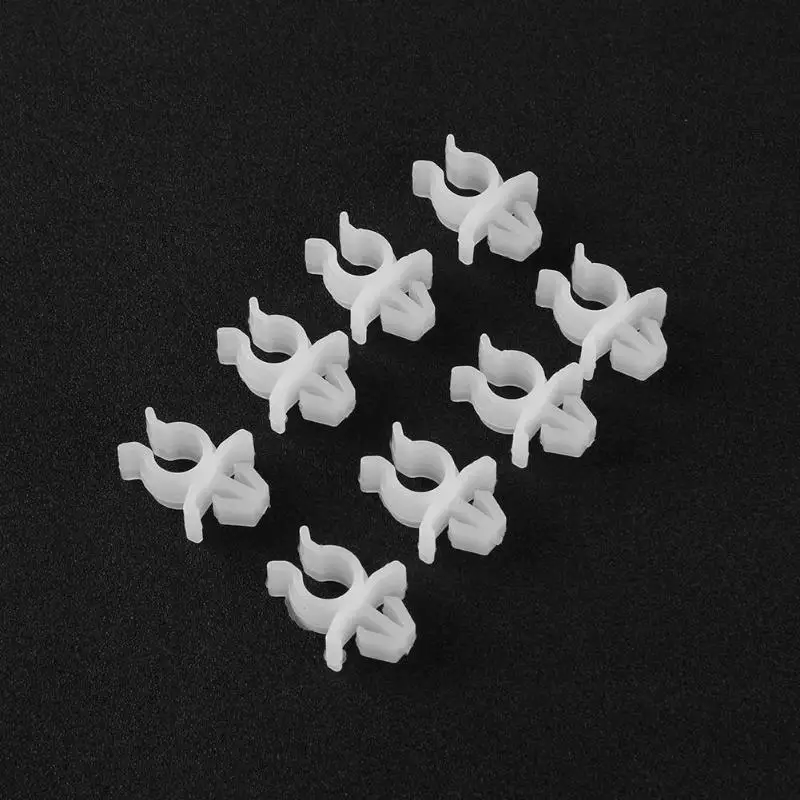 

20Pcs/Lot 8mm light holder White Plastic Car Hood Support Prop Rod Clip Buckle 65722-01E00 For Nissan Auto Car Accessories Clamp