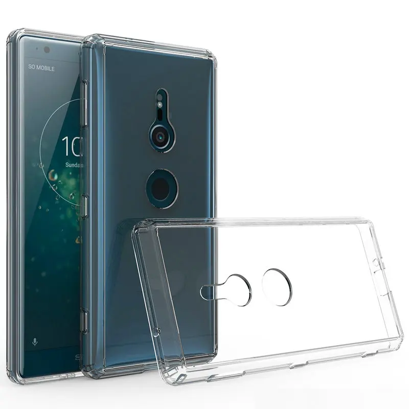 

5.7'' Transparent case for Sony Xperia XZ2 Case Clear TPU PC Hybrid Cover for Funda Sony XZ2 Case Coque Sony Xperia XZ 2 Cover