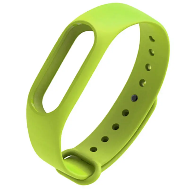 Супер Скидка ремешок 2 силиконовый цветной браслет Замена для Mi band смарт мужчин и