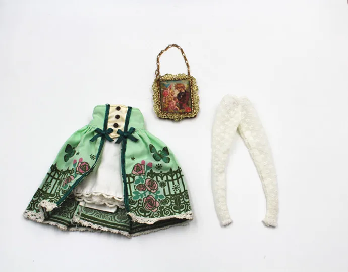 

Blygirl Blyth doll Royal dress skirt suit for 1/6 dolls Blythe doll