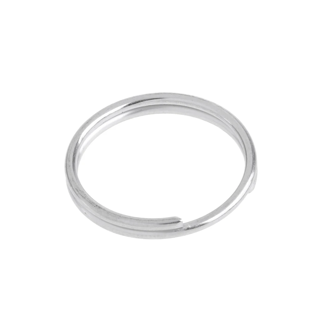 10Pcs Scuba Diving Ring Durable 316 Stainless Steel Hoop Split Key O Ring Chain Loop Keyrings Connectors