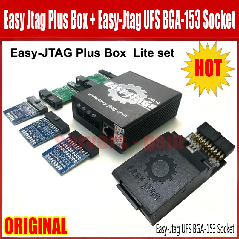 2019 новый оригинальный Easy j-tag plus коробка с Easyjtag UFS 153 адаптер гнезд