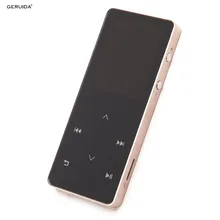 GERUIDA MP3 Bluetooth MP4 Портативный видео плеер 8 ГБ Металл плеера с голосом Регистраторы Поддержка TF Видео FM часы картина