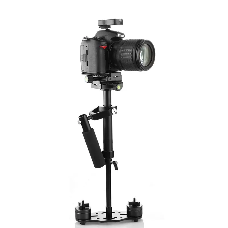 S60 60 см фото видео алюминиевый сплав Ручной Стабилизатор съемки Steadycam DSLR Steadicam для видеокамеры DSLR Canon Nikon