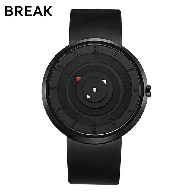 BREAK Men Unisex Creative Fashion Casual Classic Rubber Band Sport Waterproof Qu BREAK Men Unisex Creative Fashion Casual Classic Rubber Band Sport Waterproof Qu