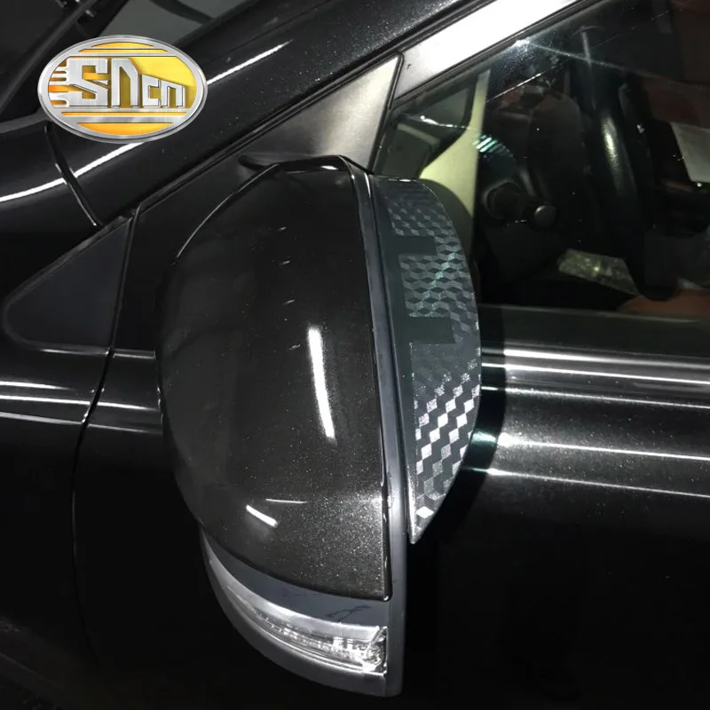2 шт. для Toyota RAV4 RAV 4 2009 2018 Автомобильное зеркало заднего вида наклейки бровей