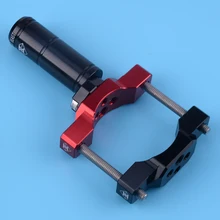 DWCX черный и красный 54 мм мотоцикла с ЧПУ Вилка Ручка Бар Кронштейн филиал зажим с расширением светильник крепление