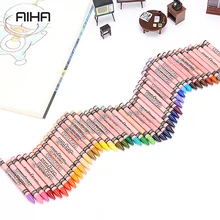 Мультфильм милый моющийся Набор цветных карандашей ручек 8/12/24/48 Цвета восковой карандаш масляная пастель для детей рисунок Doodle школьные принадлежности