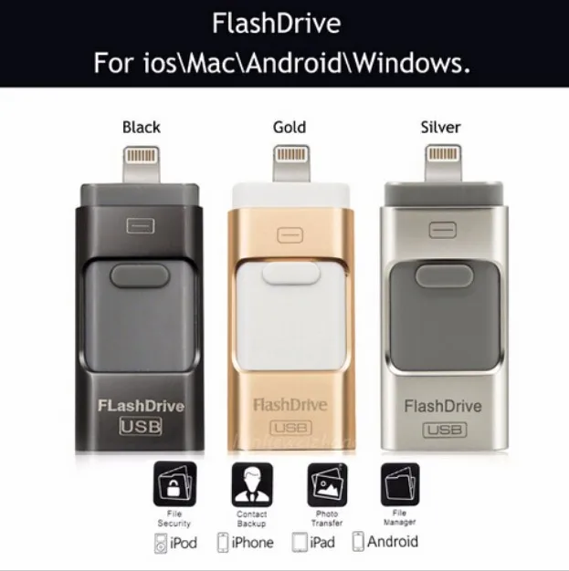 2016 Горячая IOS 10 для iphone OTG Usb флэш накопитель хранения usb флешка 5 5S 6 6S 8 ГБ 16 32 64 ГБ|pen