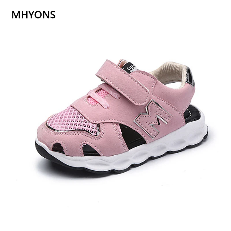 

MHYONS Girls Brands Summer Sandals Children Soft Sole Beach Sandals 1-5 Years Old Baby Anti-slip Cozy Cute Shoes