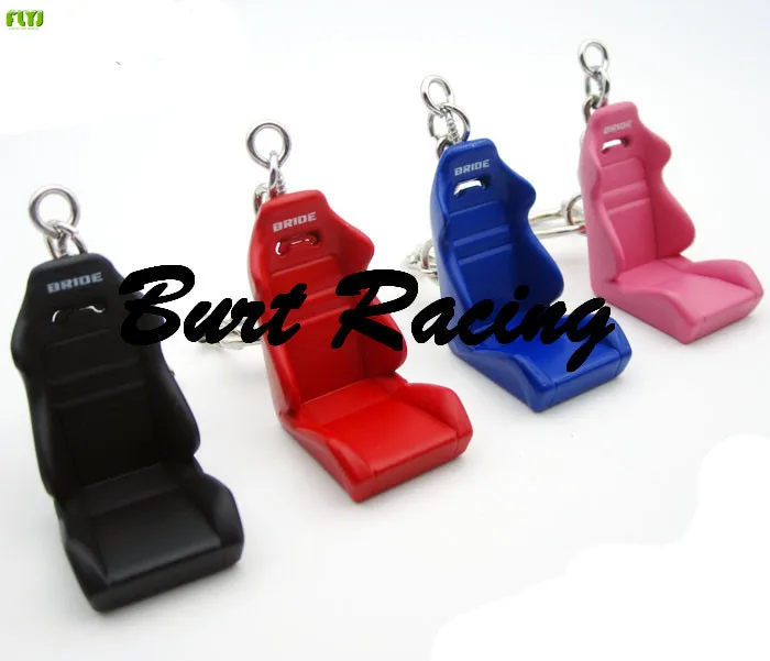 

FLYJ New Arrival Popular Creative Car Auto Metal Mini Seat Key Chain Keyring Car seat Keychain Free shipping