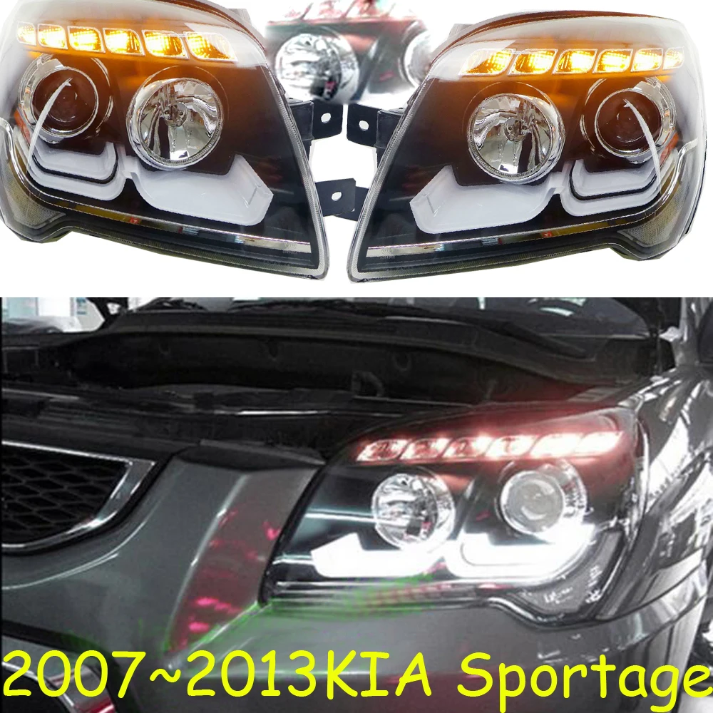 HID 2007 ~ 2012 автомобильный Стайлинг фара KlA Sportage soul spectora k5 sorento kx5 ceed передняя фара|car