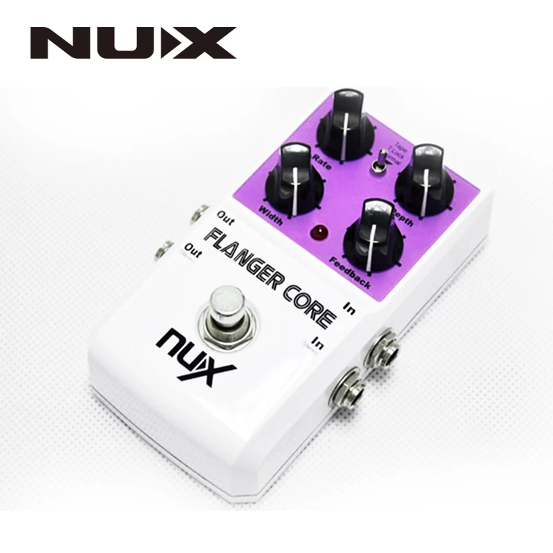 NUX Flanger Core Гитарные эффекты педаль нормальный и лента Flanger True Bypass