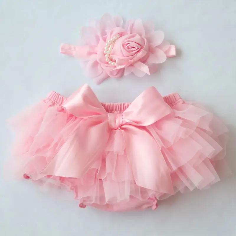 Chiffon de Algodão do bebê Ruffle Bloomers Cover Tecido Do Bebê Recém-nascido Flor Shorts Criança bonito Roupas de moda Verão