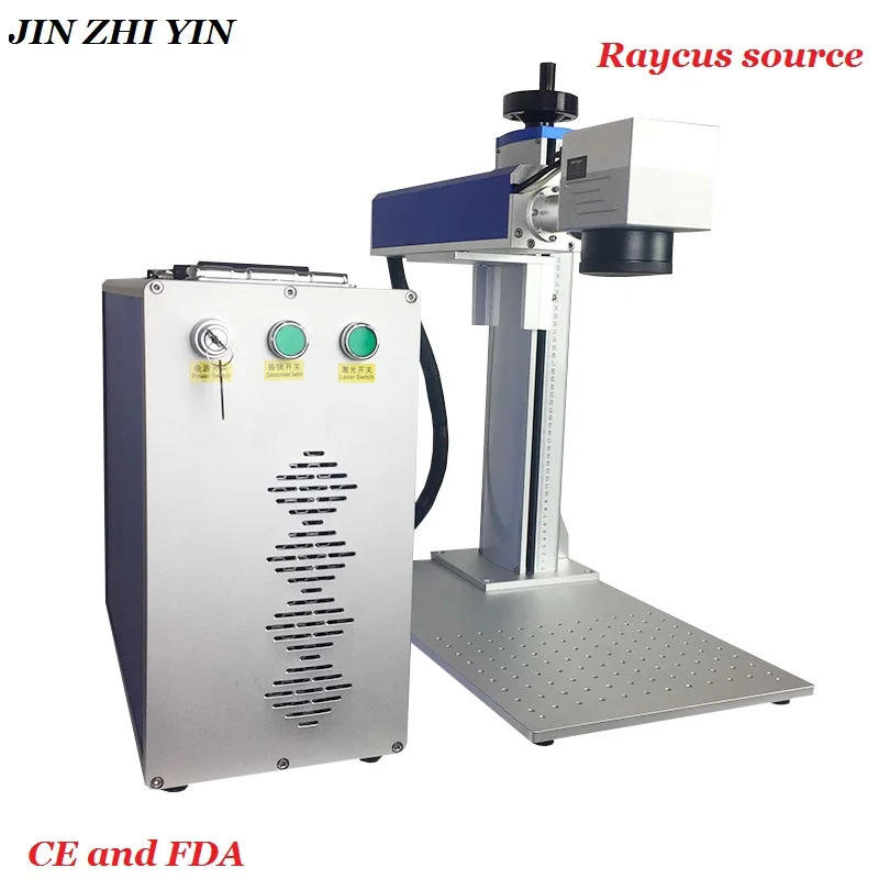 

Cheapest ! Raycus source 50w fiber laser marking machine metal laser engraver cutter cnc for stainless steel gold silver jewelry