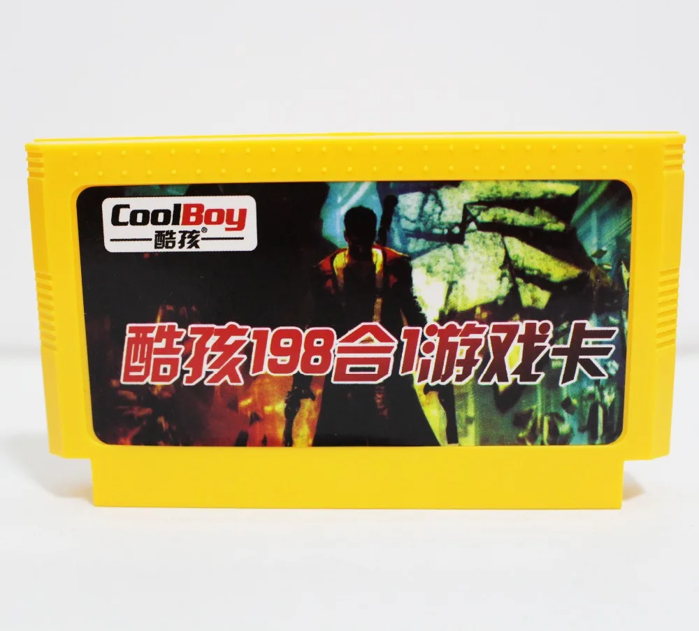 

198 In 1 No repeated 60pin Games with Contra DOUBLE DRAGON Chip & Dale 8 Bit Game Card