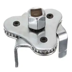 Трехкоготое снятие фильтра масла инструмент для отправки перчаток Универсальный Регулируемый масляный фильтр гаечный ключ 65-110 мм ремонт