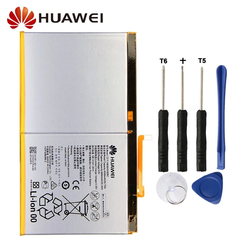 

Huawei Original Replacement Battery HB26A5I0EBC For Huawei MediaPad M2 10.1 flat cell M2-A01W M2-A01L Authentic Battery 6660mAh