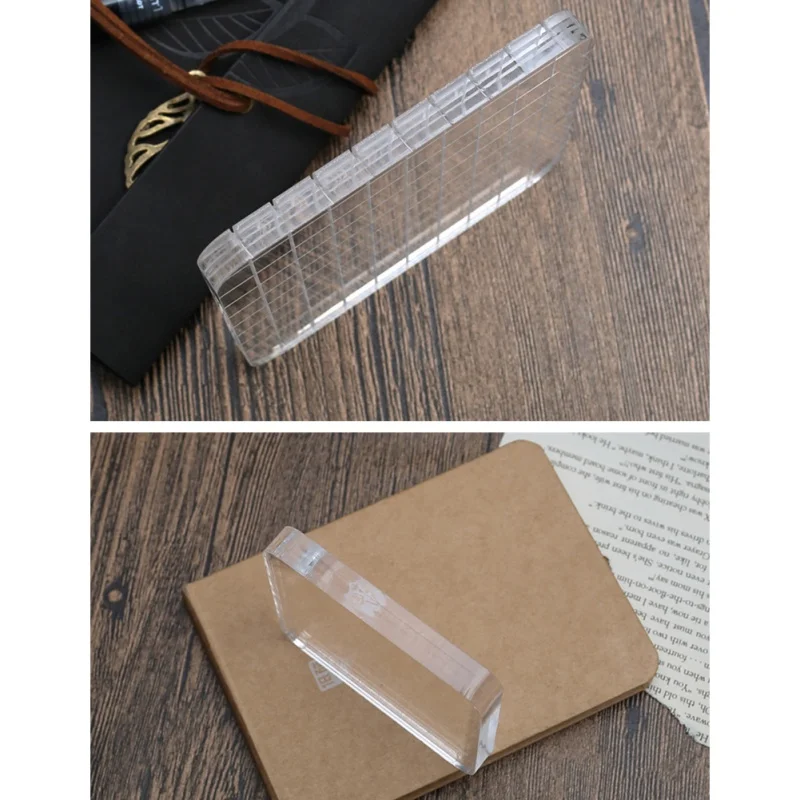 DIY прозрачный штамп блок для скрапбукинга DIY прозрачный фотоальбом декоративная акриловая ручка блок штампов