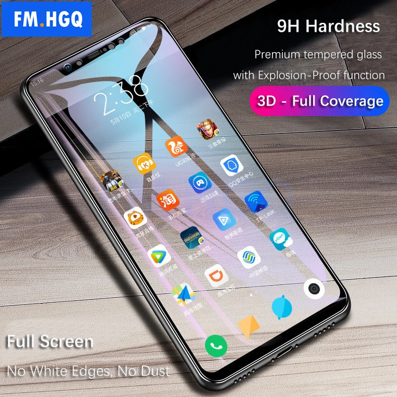 

FM.HGQ 3D Full Tempered Glass For Xiaomi Mi 8 Mi 8 SE Screen Protector 9H Anti Blu-ray tempered glass For Xiaomi Mi 8 Lite glass