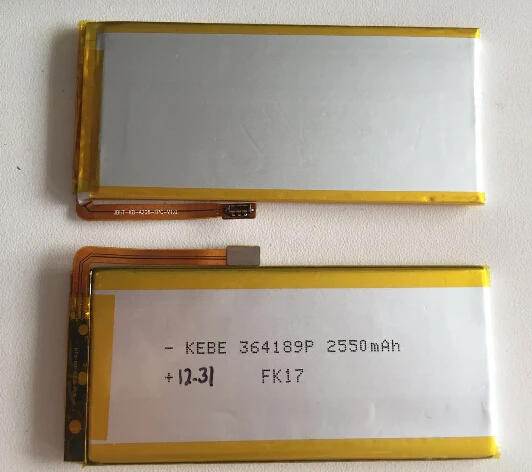 Kebe H364189P 2550mha JBHT KB A208 FPC V1.0 Задняя крышка батареи для Китая клон имитация MTK Andorid