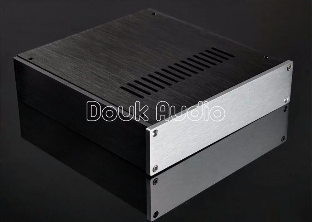 Douk аудио алюминиевый предусилитель чехол усилитель ЦАП шасси шкаф HiFi корпус